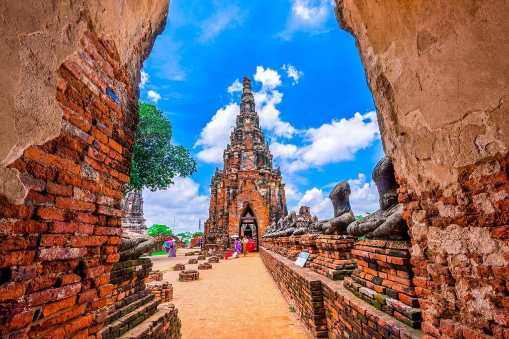 Must-see temples in Ayutthaya Historical Park Thailand ruins brick stupa gallery restored Buddha statues UNESCO World Heritage Site