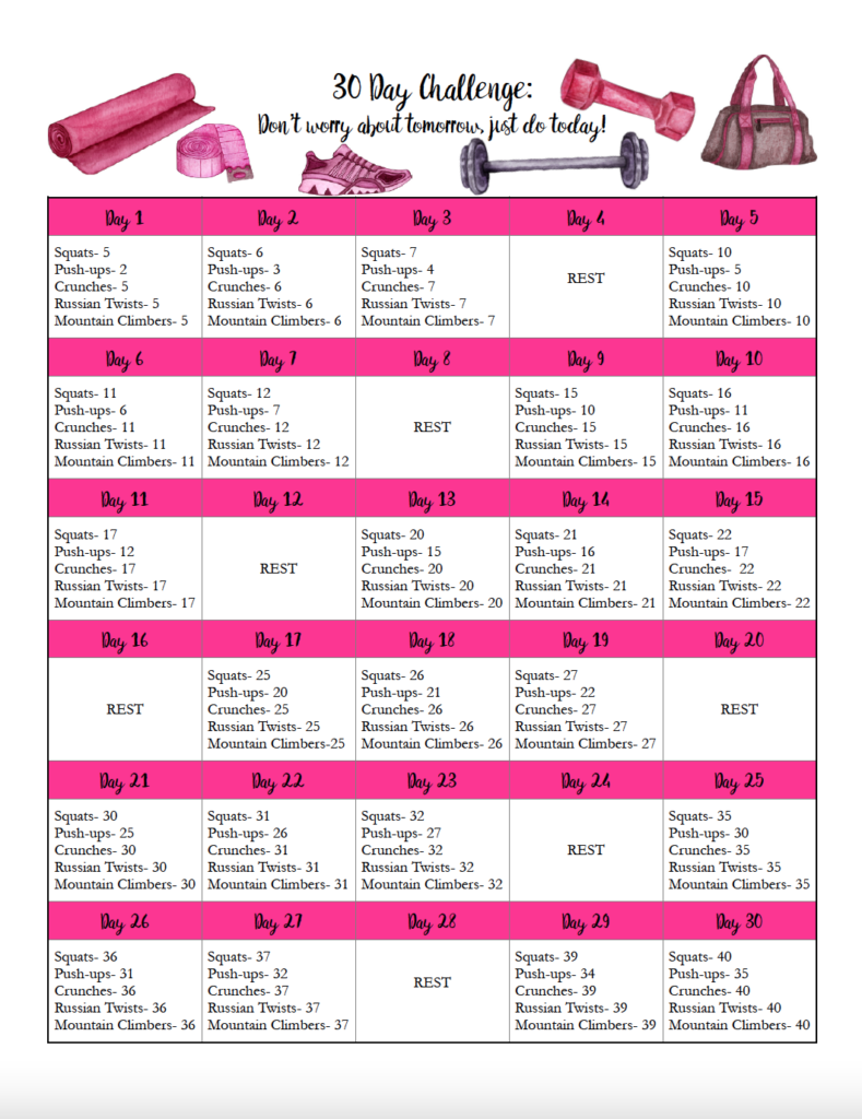 Beginner Workout Plan for 30 Days: A Simple Guide to Start Your Fitness Journey