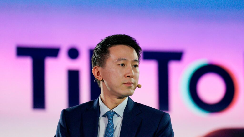 TikTok US deal TikTok CEO Shou Zi Chew