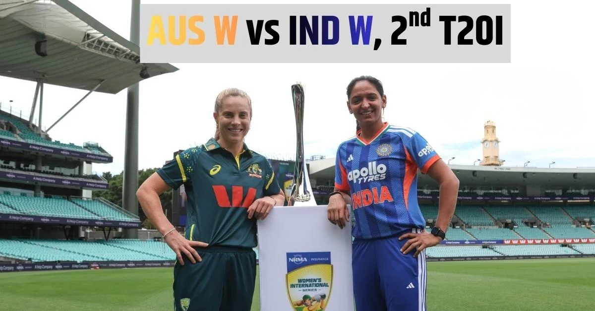 Australia Women vs India Women 2nd T20I 2026 Match