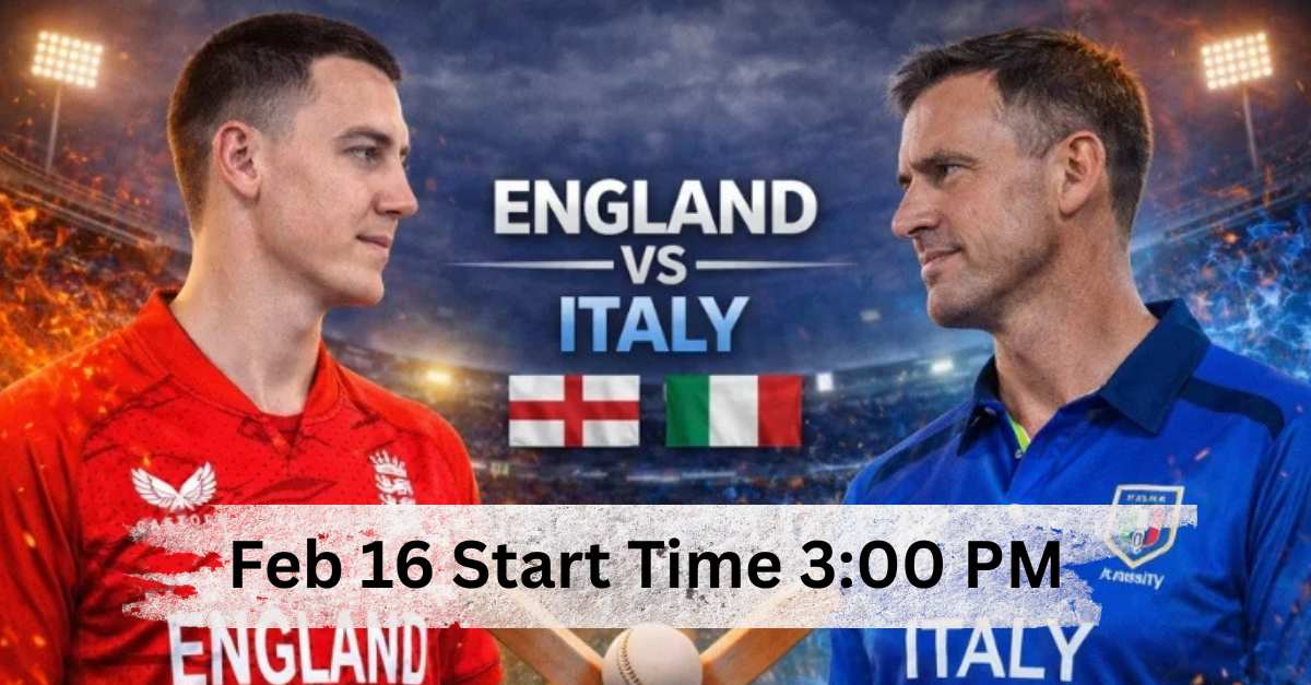 England vs Italy T20 World Cup 2026