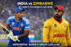 India vs Zimbabwe T20 World Cup 2026 | Zimbabwe vs India T20