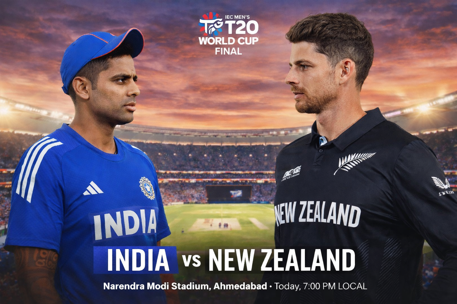 IND vs NZ Final |  India vs New Zealand | T20 World Cup 2026